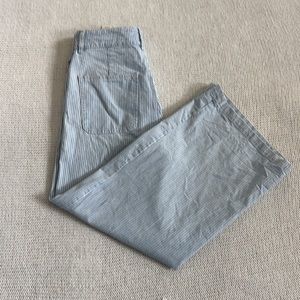 Zara Striped Blue Women's Jeans